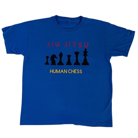 Jiu Jitsu Human Chess T-shirt Size Youth Large - Picture 2 of 2